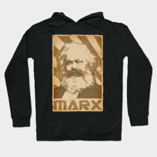 Karl Marx Retro Propaganda Hoodie